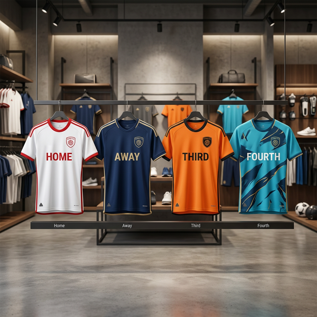 Home, Away, Third, and Fourth Football Kits: What’s the Difference?