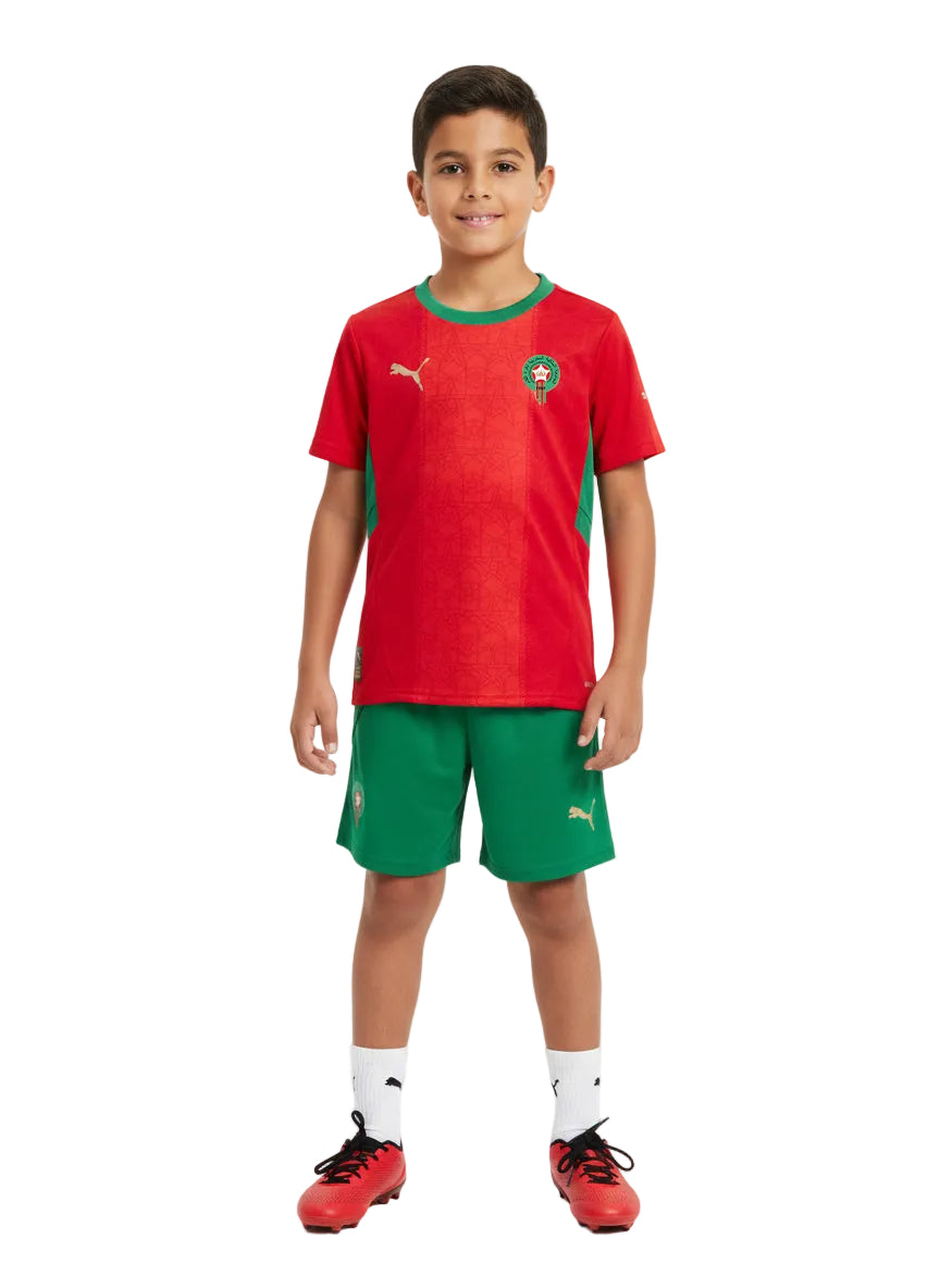 Morocco Home 24/25 kids football kit official design
