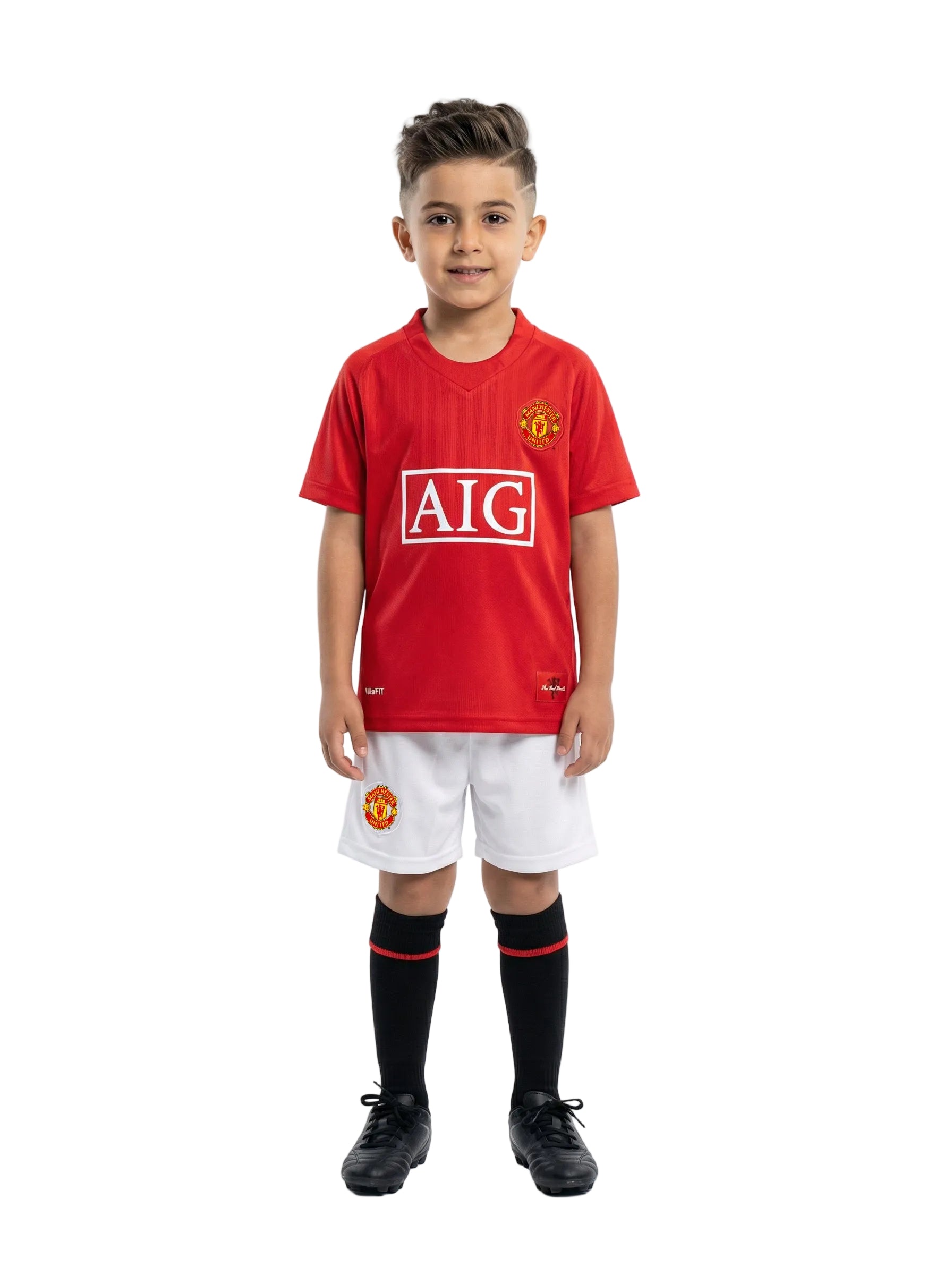 Manchester United Home 07/08 Kids Kit with Socks