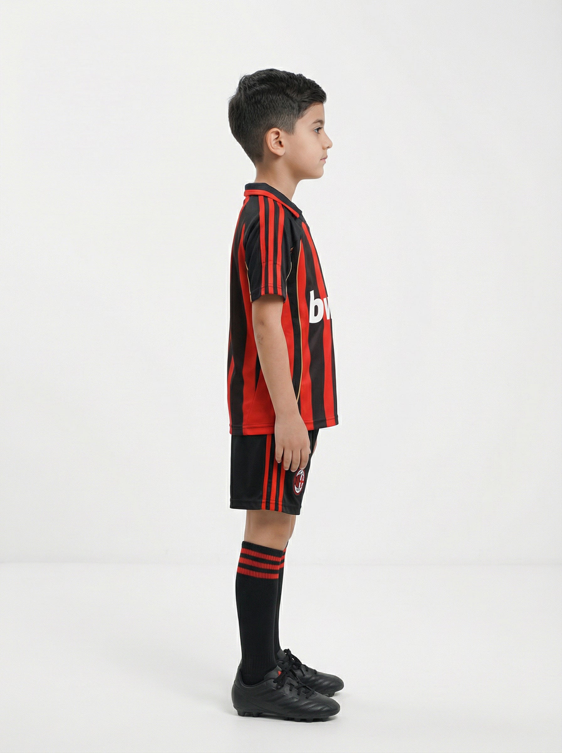 AC Milan Home kids kit with socks classic football set