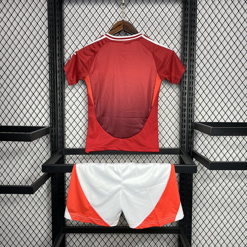 Manchester United Home 24/25 Kids Kit with Socks | Without Logo