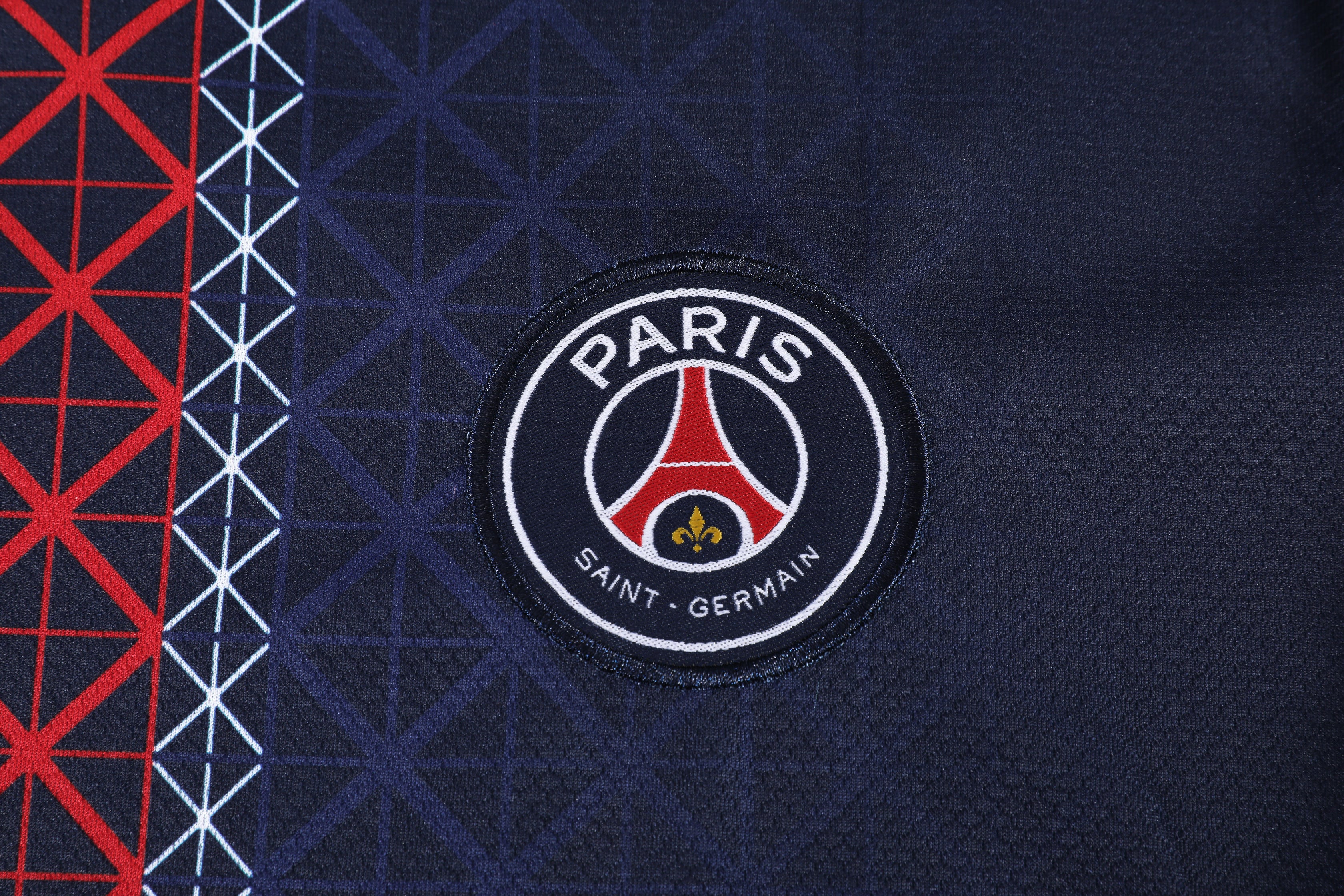 PSG Home 25/26 Kids Kit with patches available at Q9 Sport