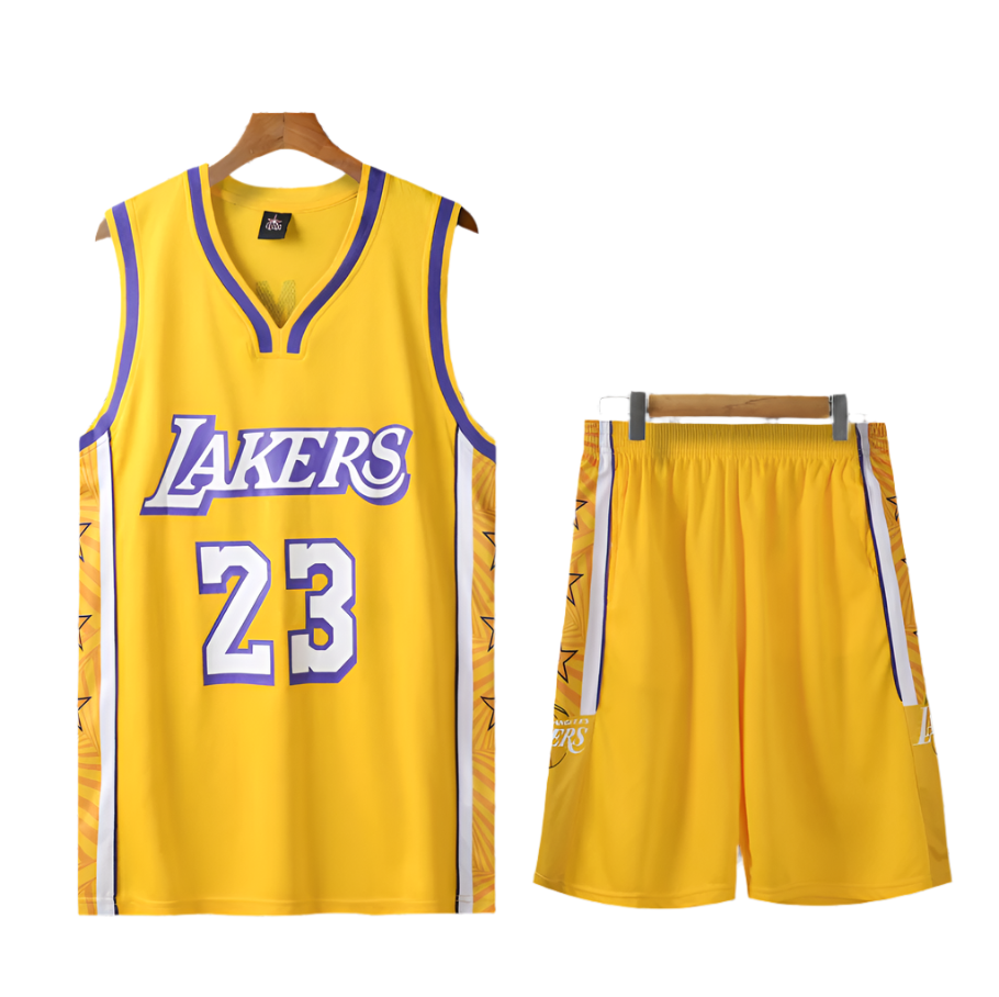 Los Angeles Lakers kids basketball set premium quality at Q9 Sport