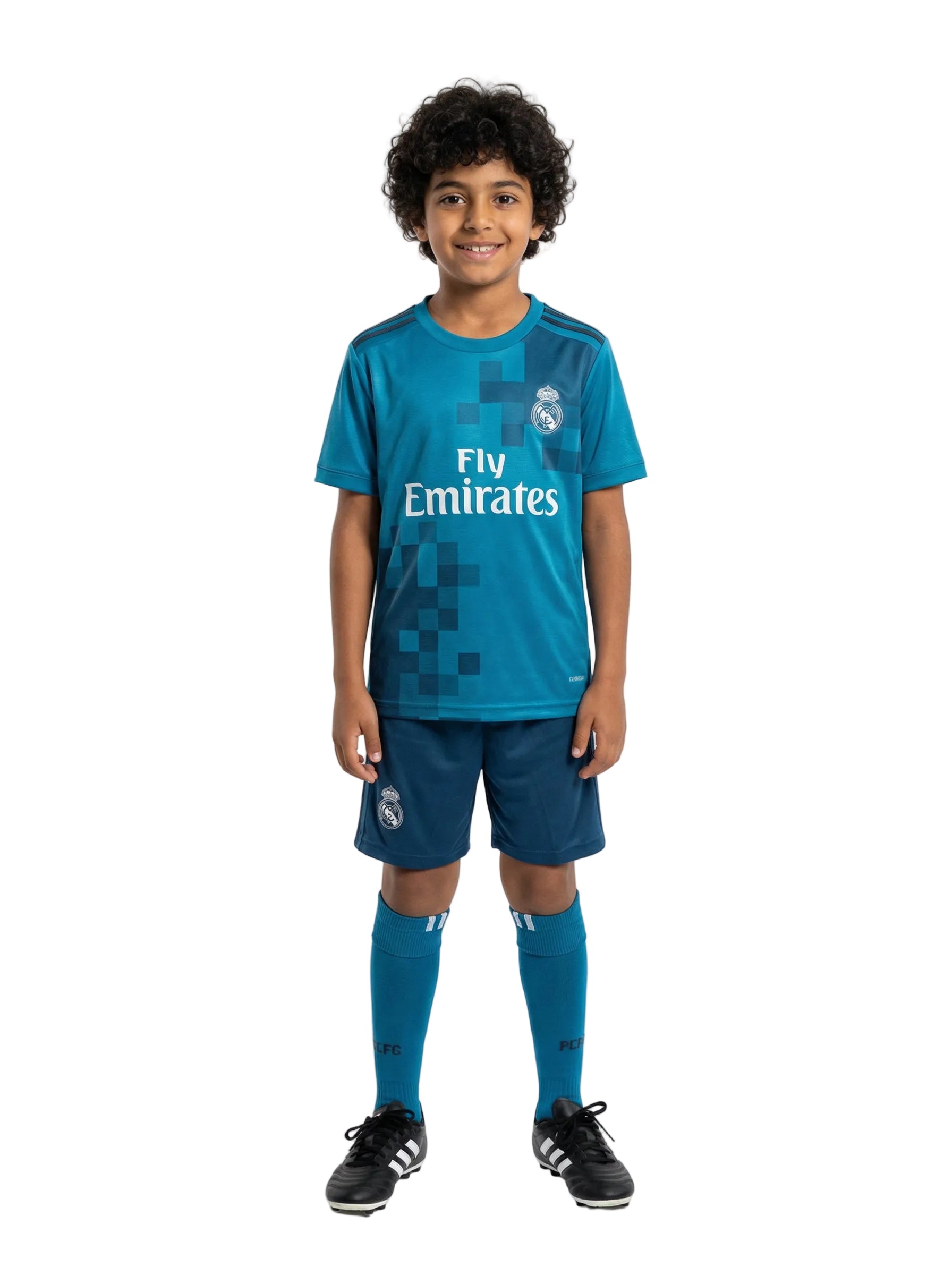 Real Madrid Third 17/18 Kids Kit with Socks
