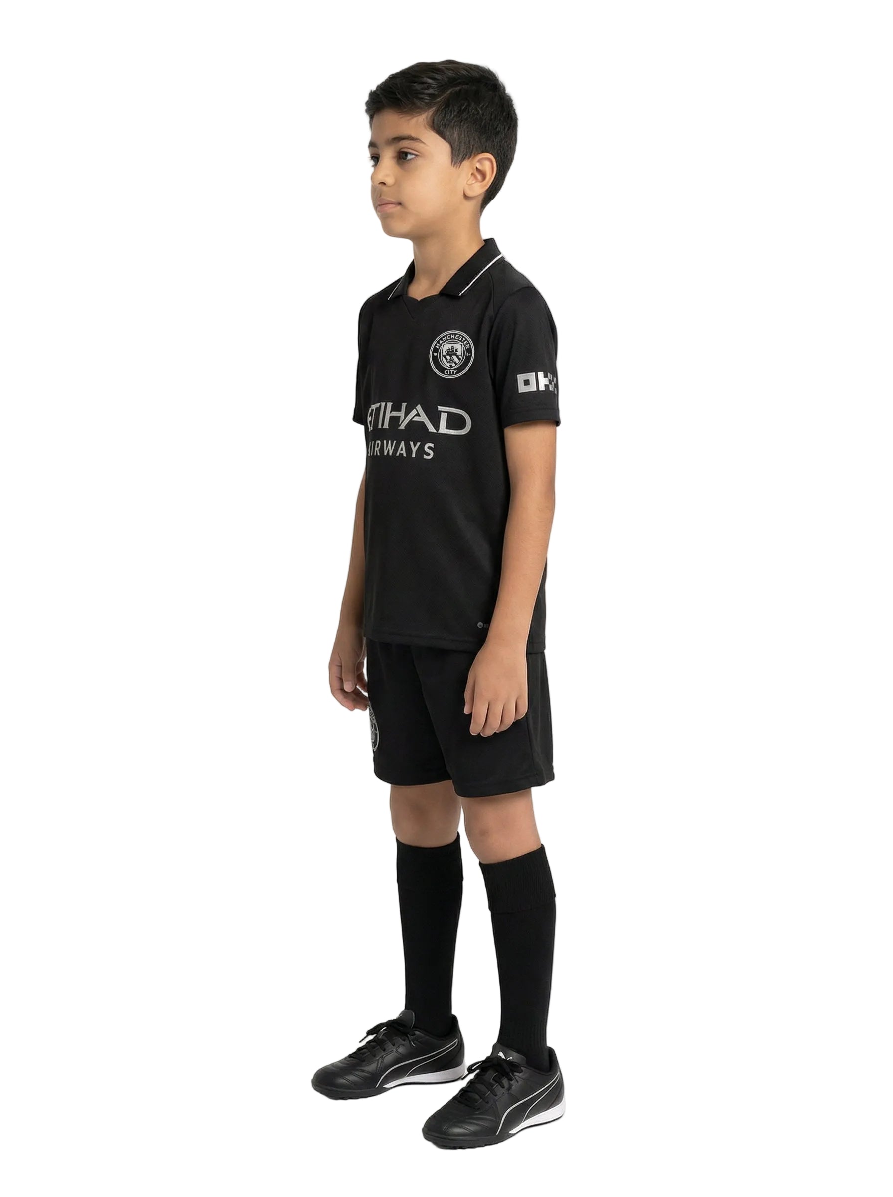 Man City Away 25/26 kids kit official season design