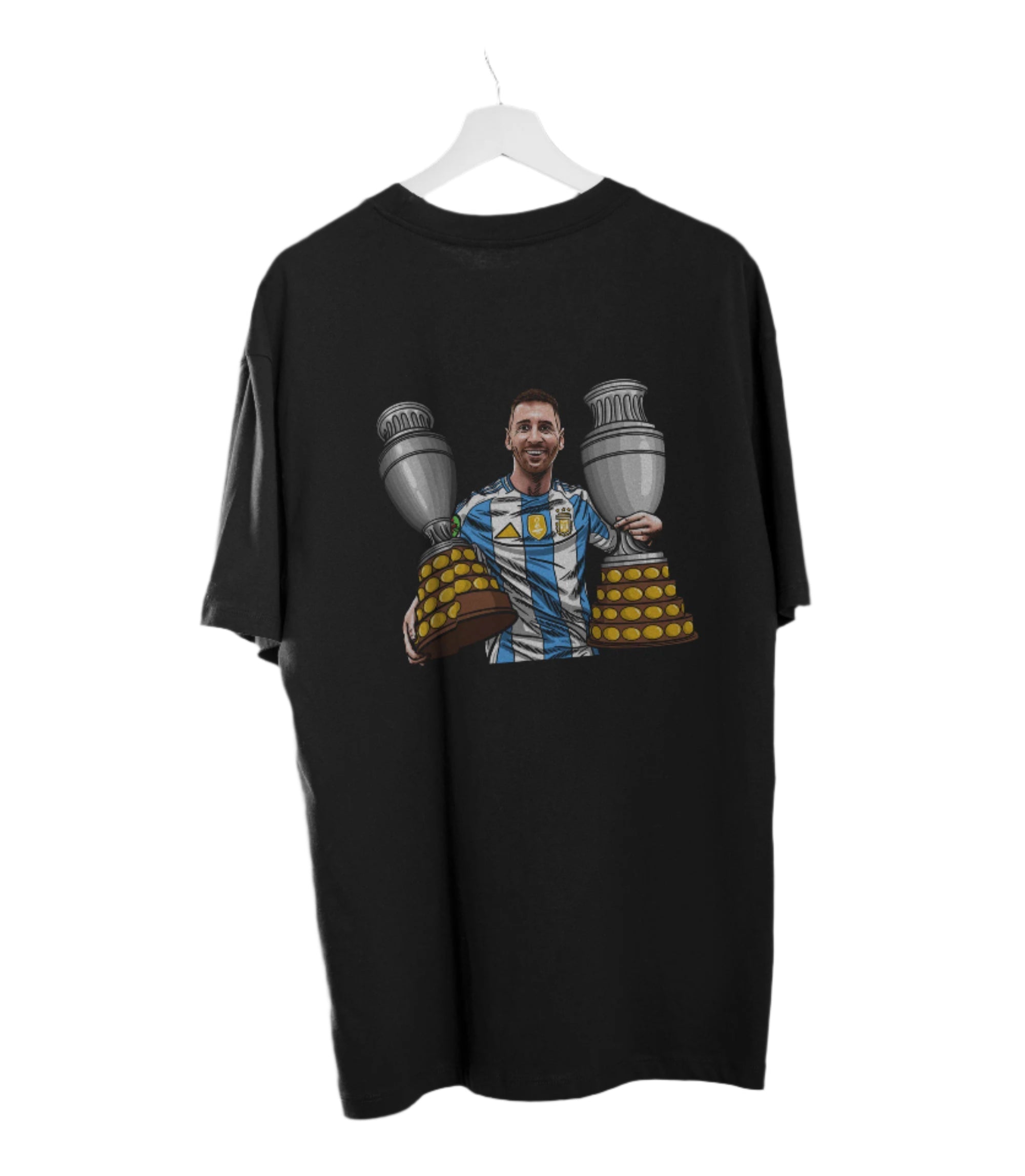 Messi black T-shirt