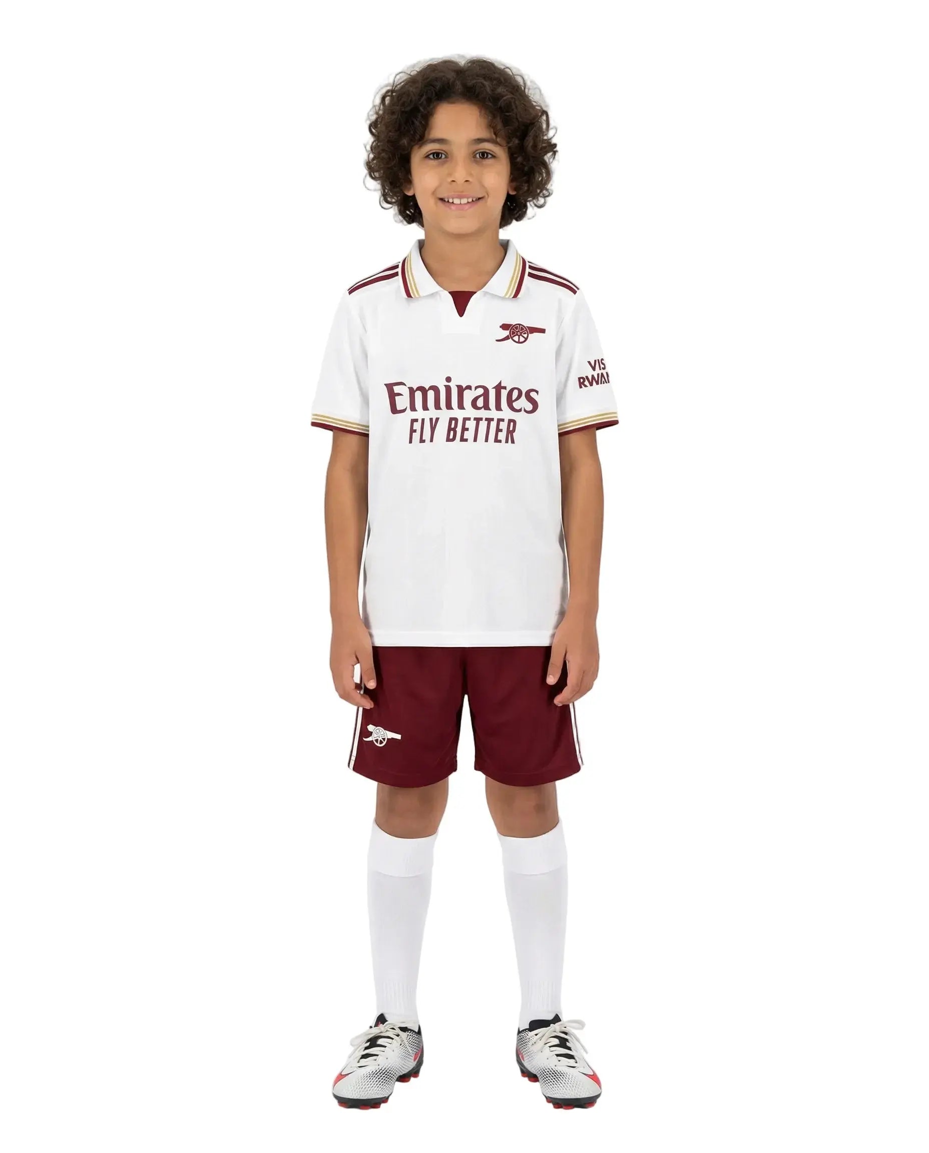 Arsenal Third 25/26 Kids Kit front view
