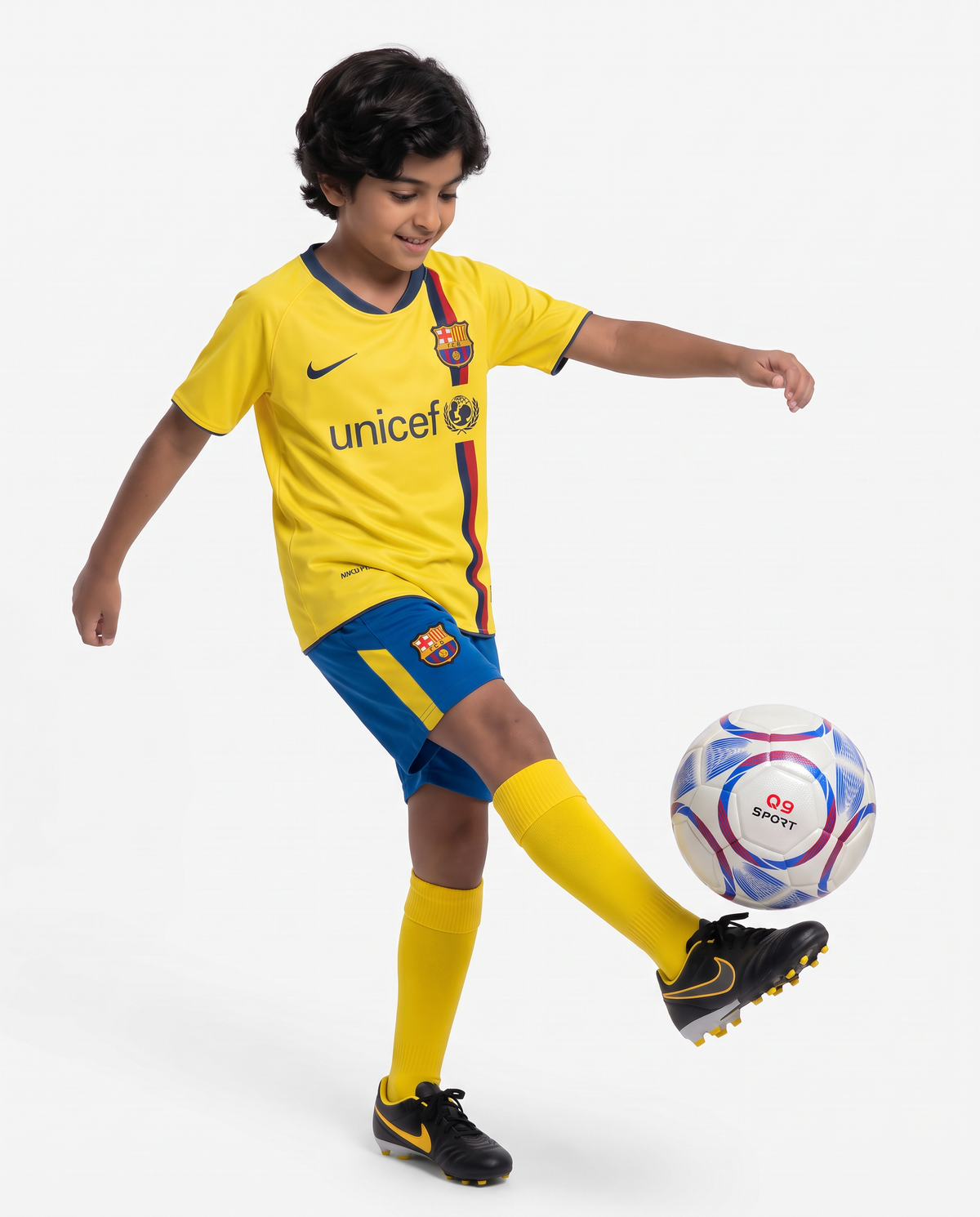 Barcelona Away 08/09 Kids Retro Kit