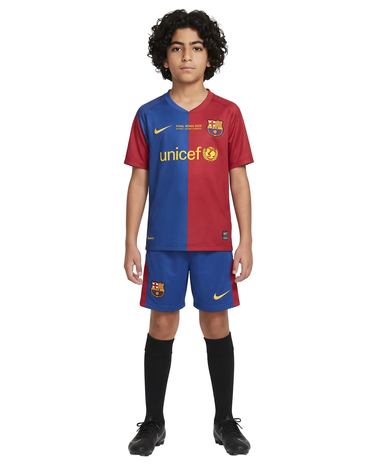 Barcelona Home 08/09 Kids Retro Kit