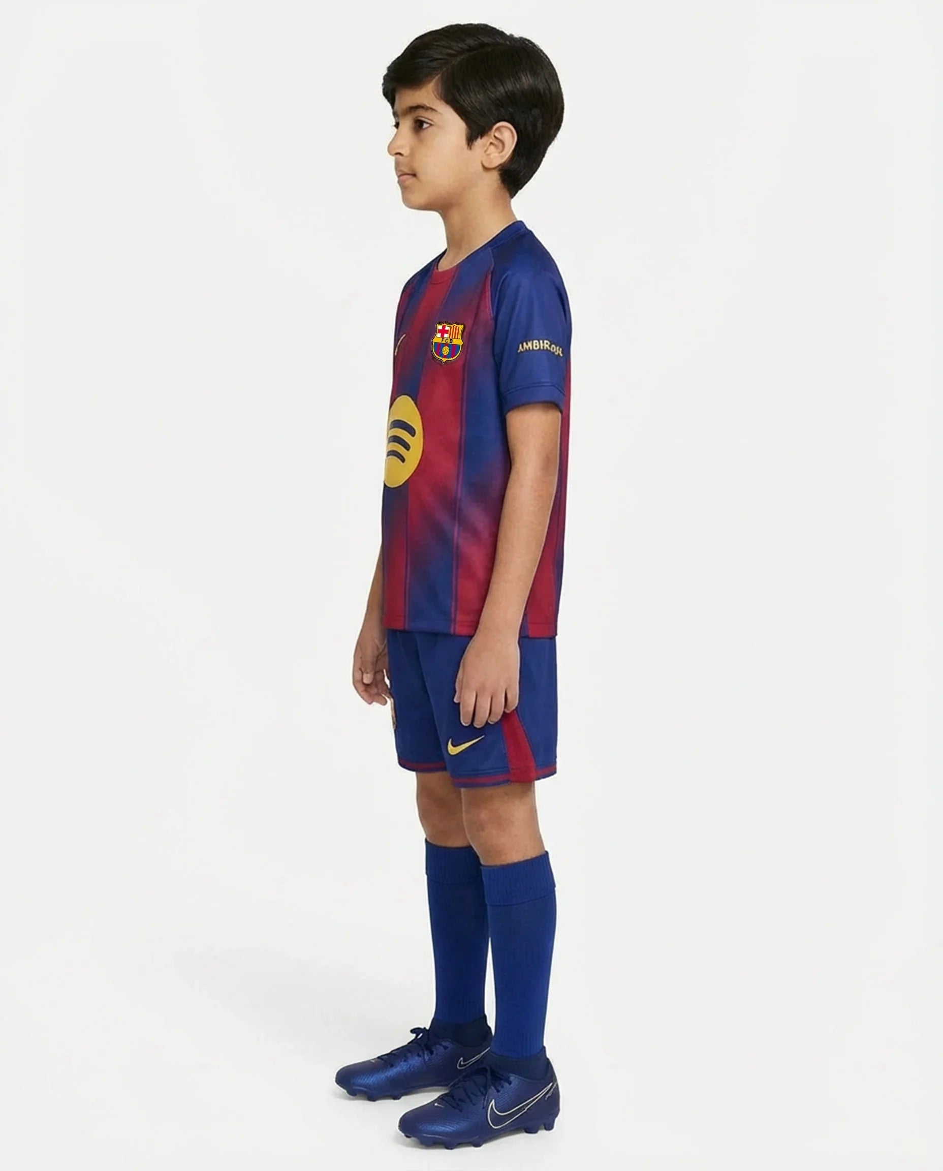 Barcelona youth full kit in Qatar