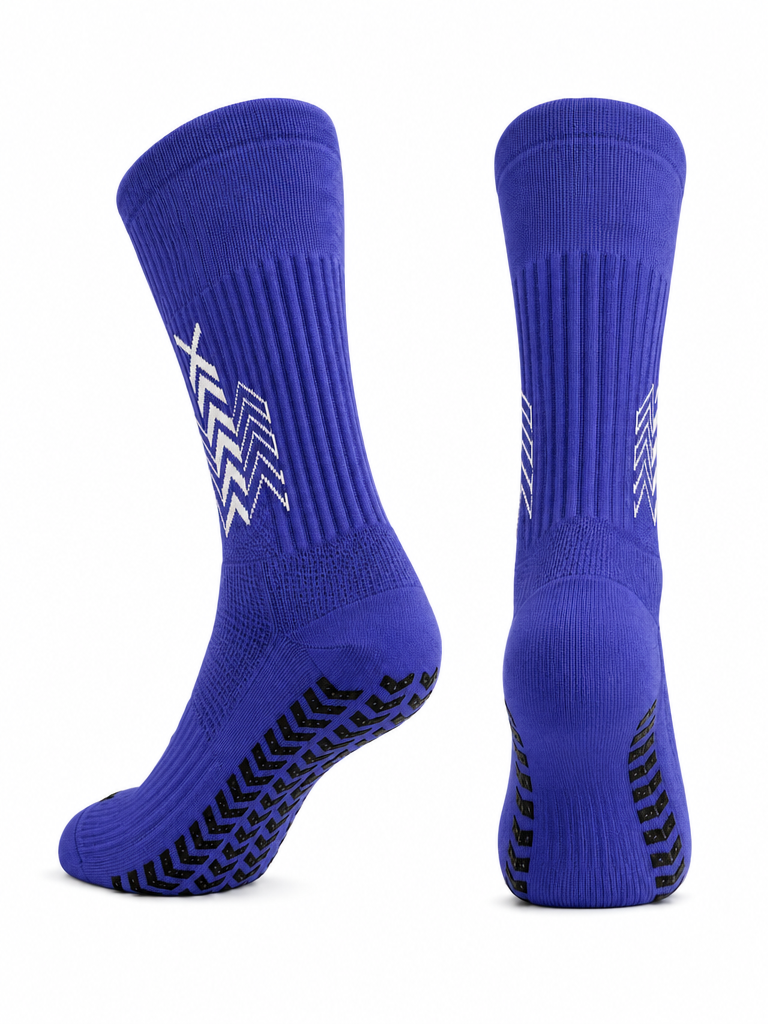 Q9 Sport Anti-Slip Kids Socks - Dark Blue #Color_Dark Blue