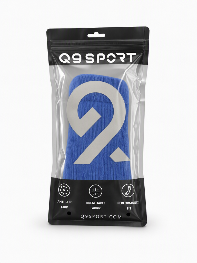 Q9 Sport Anti-Slip Kids Socks - Dark Blue #Color_Dark Blue