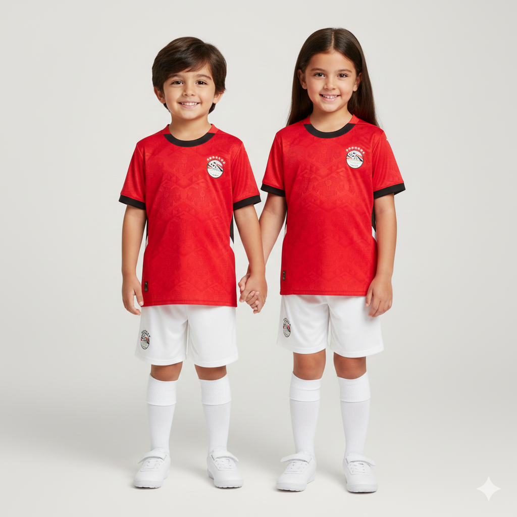 Egypt Home 24/25 kids football kit premium quality