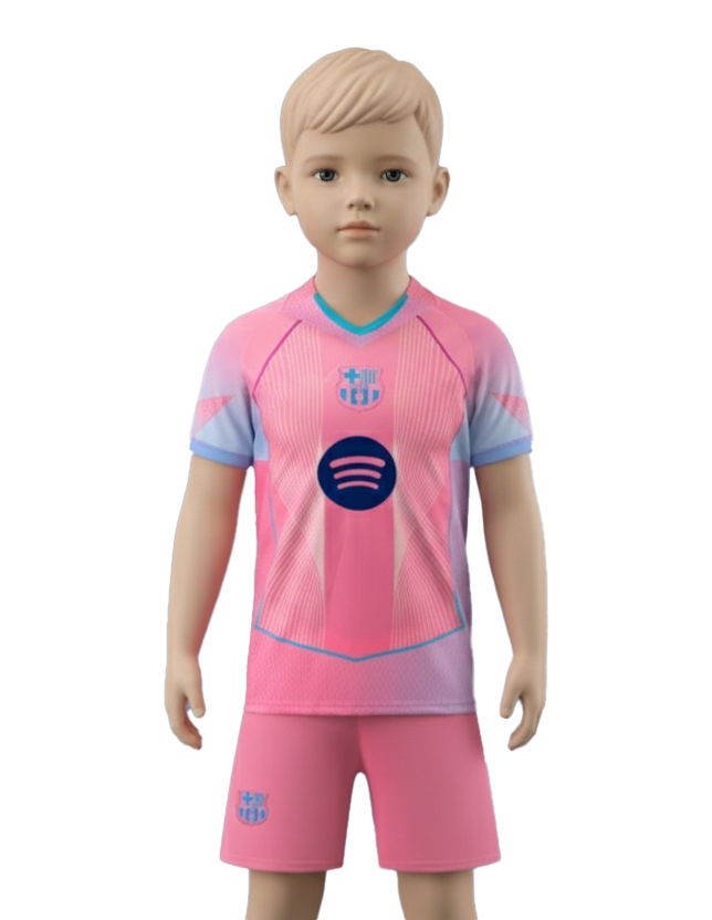 Barcelona Pink 25/26 Kids Kit
