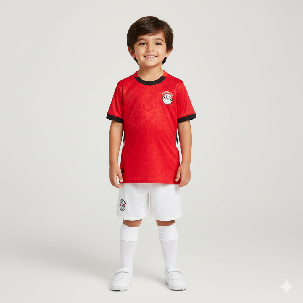 Egypt Home 24/25 kids football kit official design