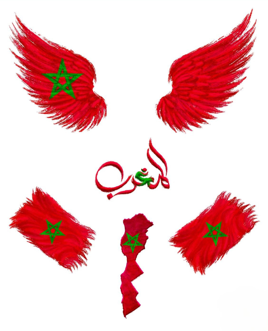 MOROCCO CHEER STICKER