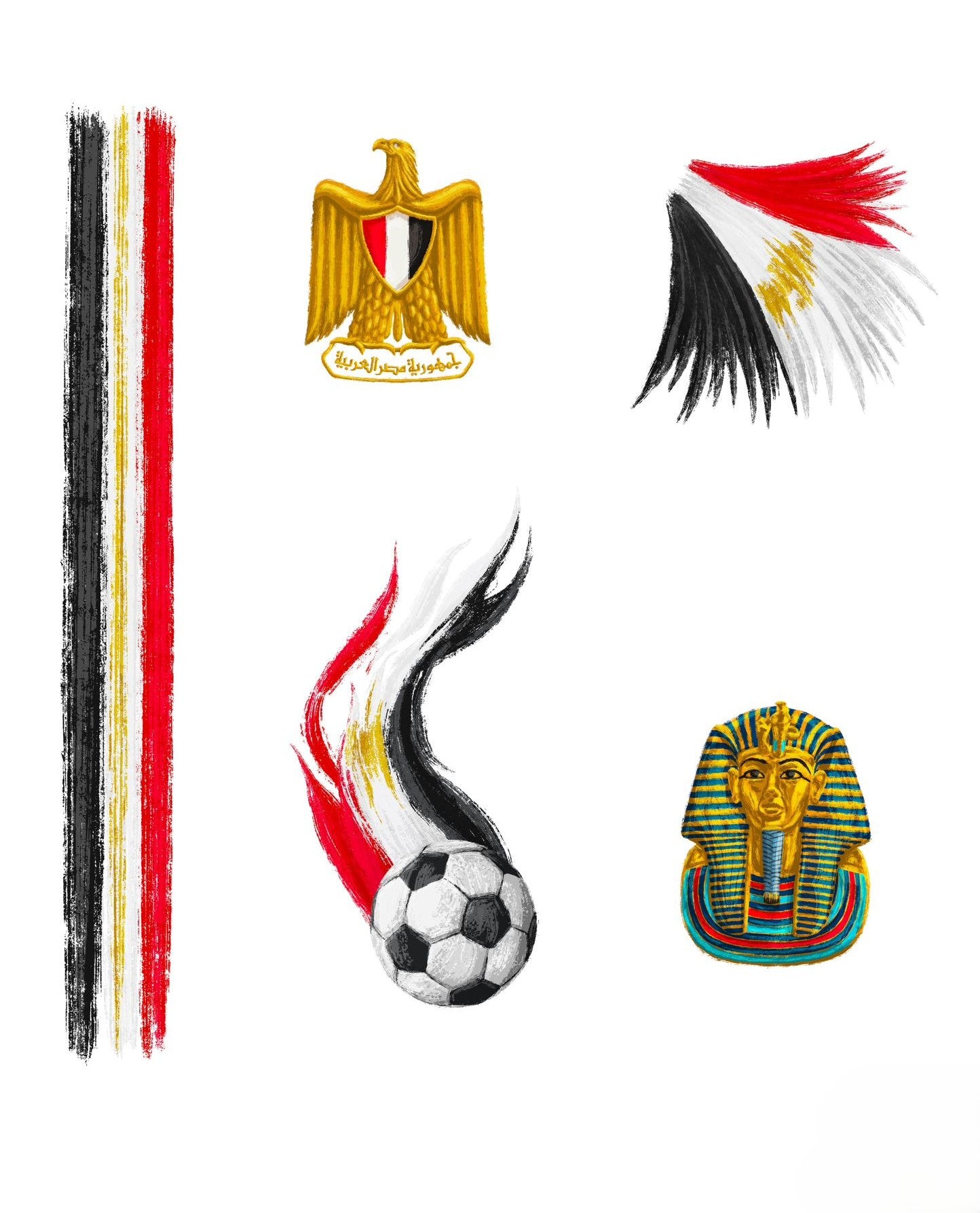 EGYPT CHEER STICKER