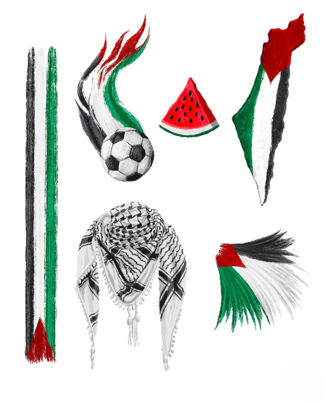 PALESTINE CHEER STICKER