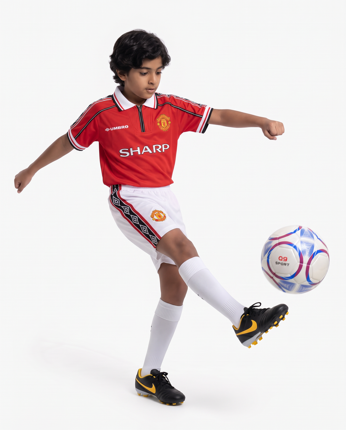 Manchester United Home 98/99 Kids Retro Kit