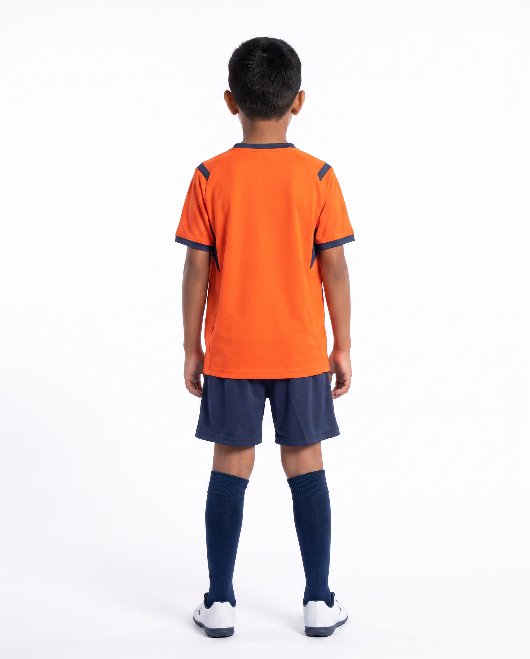 Orange Football Kids Kit (T-Shirt + Shorts) by Q9 Sport – product image 4