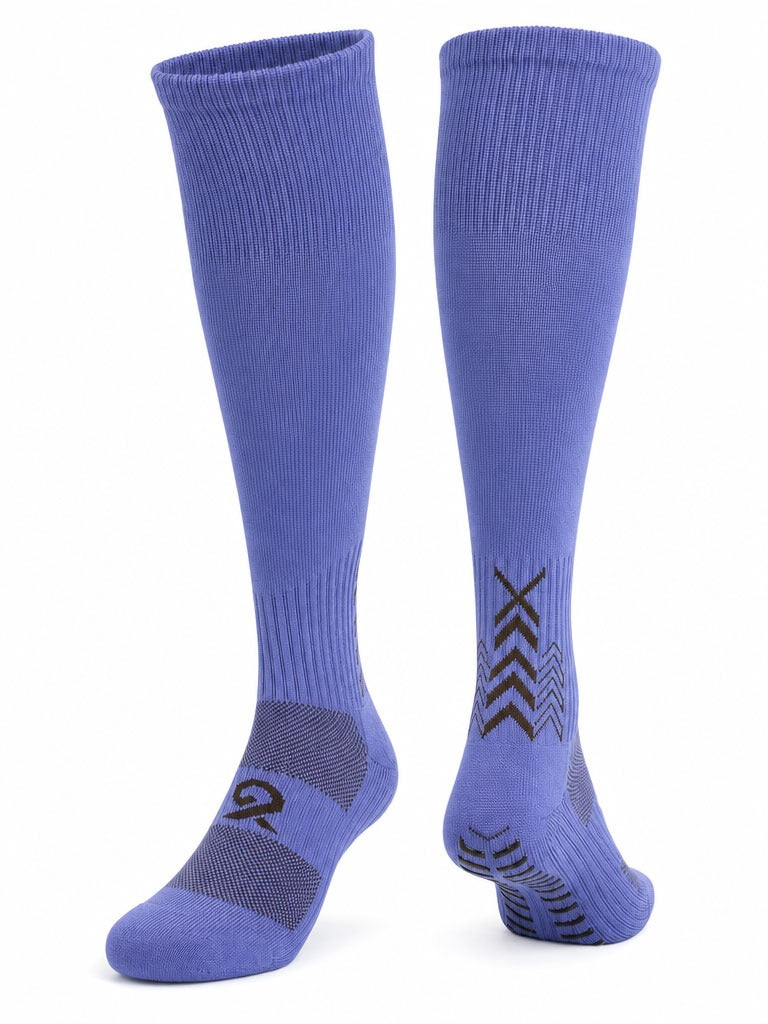 Q9 Sport Anti-Slip Kids Socks - Light Blue #Color_Light Blue