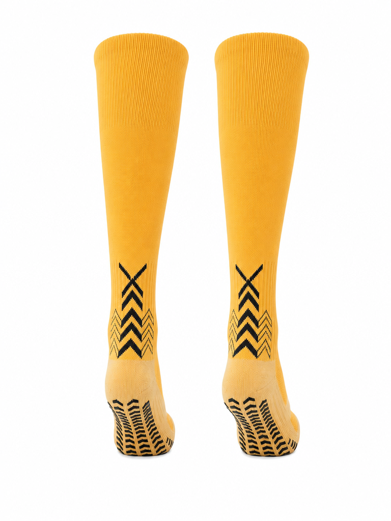 Q9 Sport Anti-Slip Kids Socks - Orange #Color_Orange