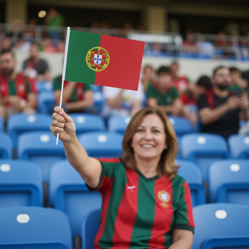 Portugal Handheld Flag