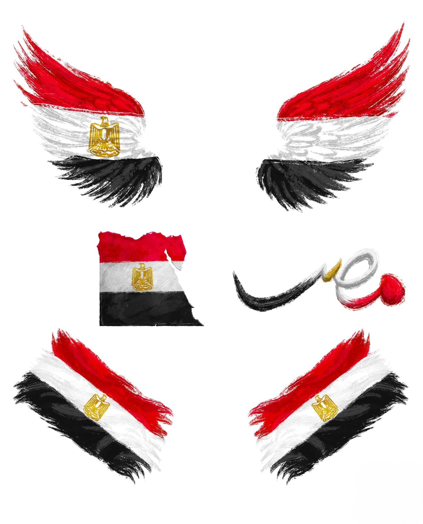 EGYPT CHEER STICKER