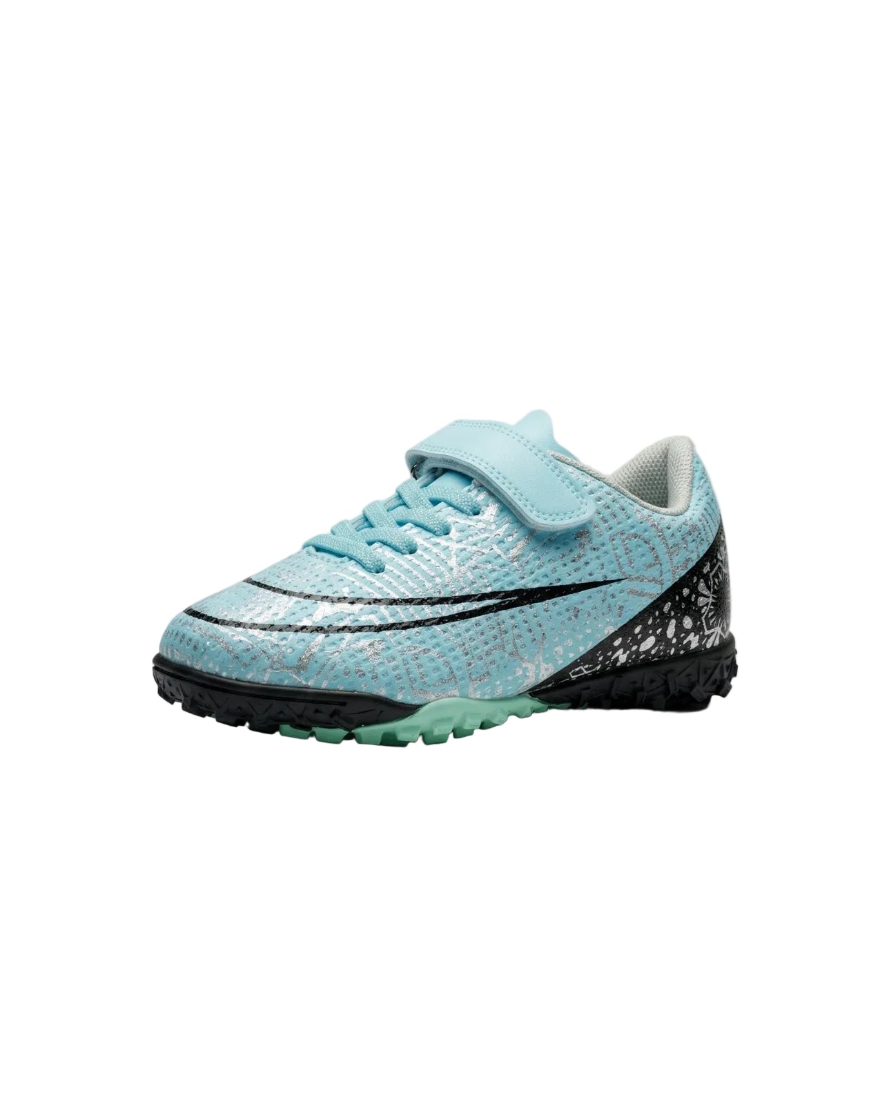 Aqua Blast junior turf football shoe upper detail