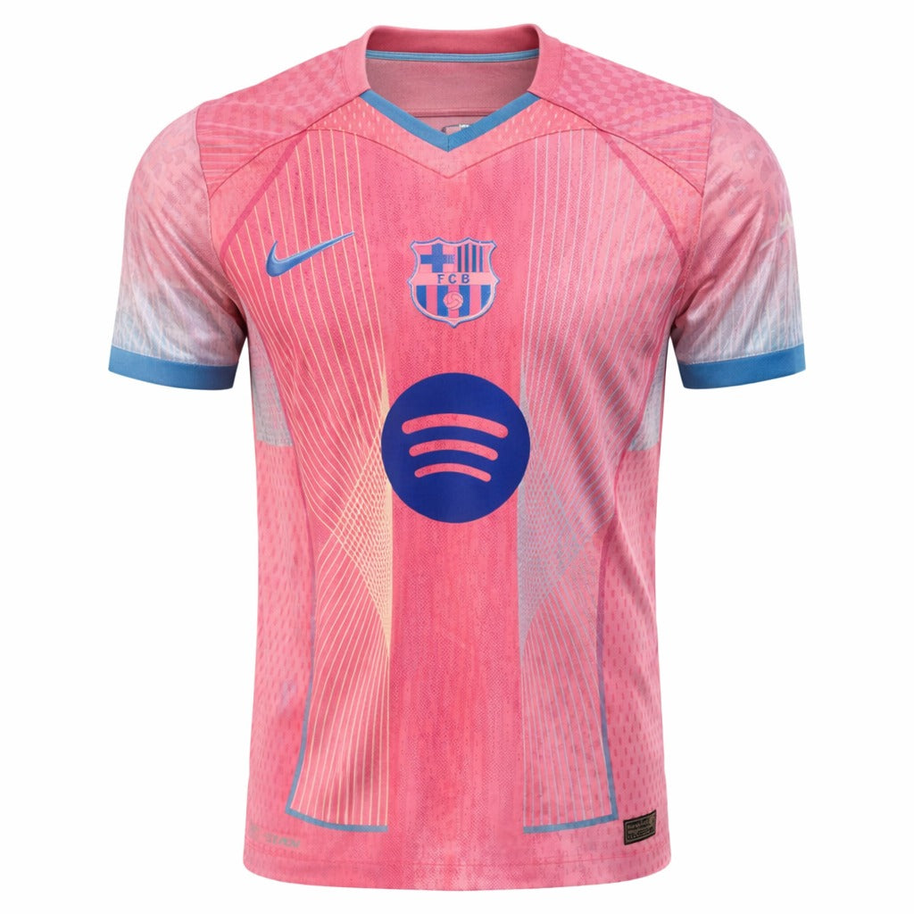Barcelona Pink 25/26 Player Edition football jersey official design