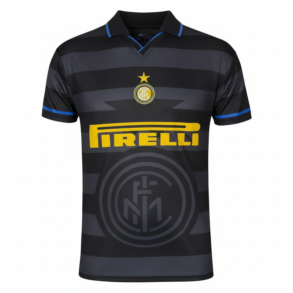 Inter Milan Third 97/98 Jersey black retro football shirt
