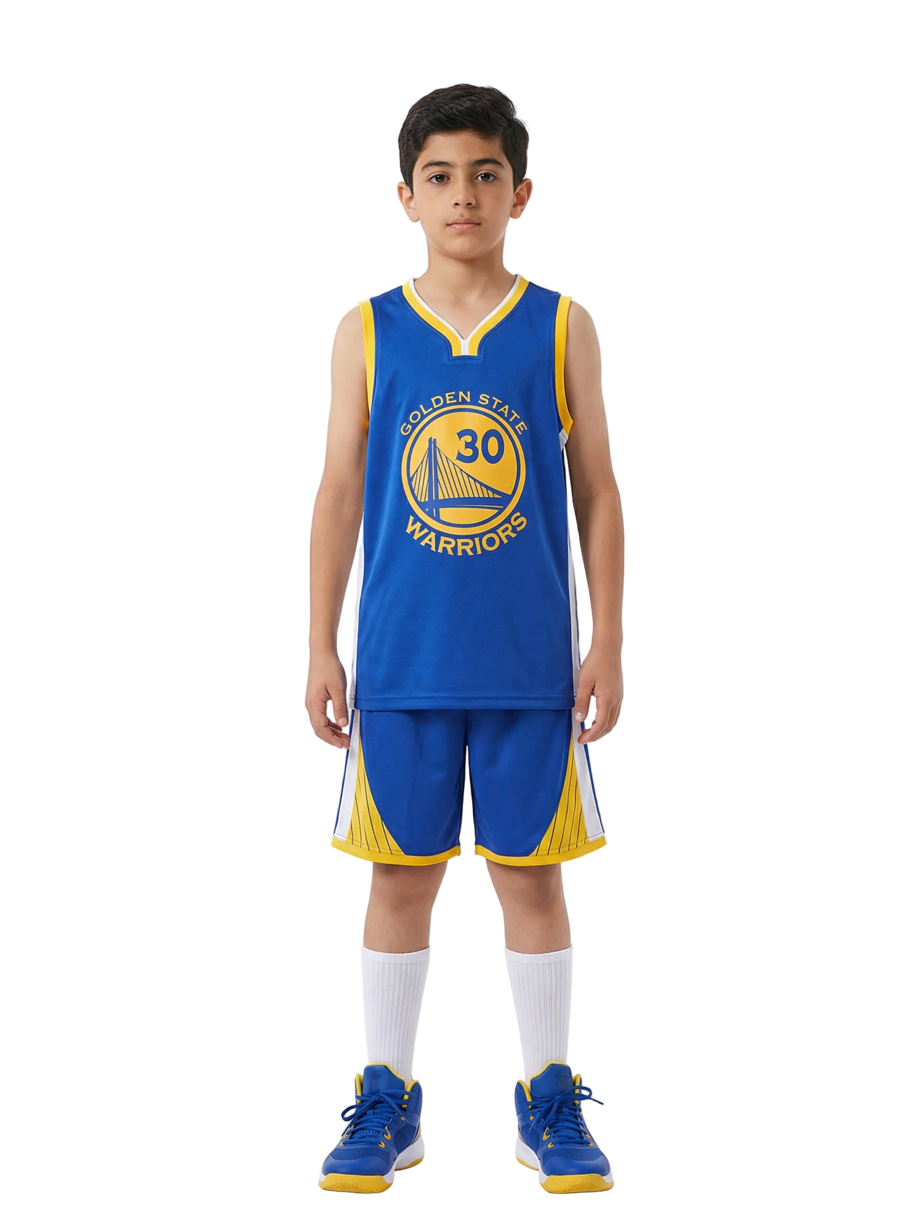 Steph Curry Golden State Warriors blue kids set with socks number 30 by Q9 Sport