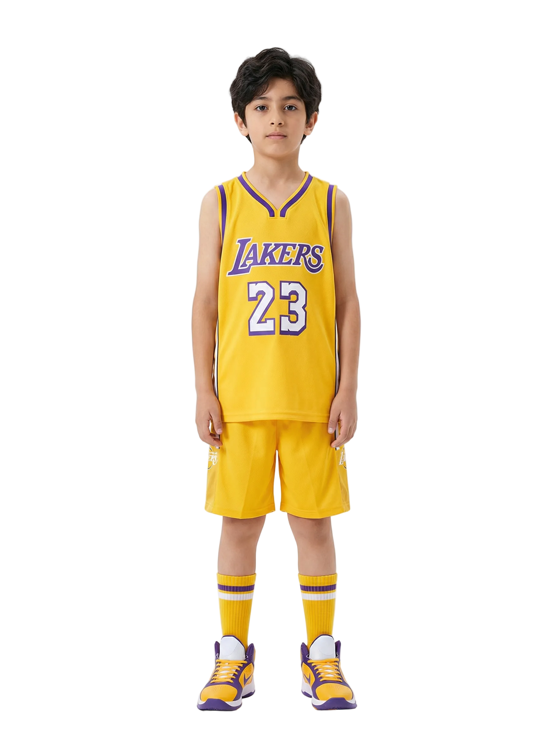 LeBron James Lakers Kids Set #23 | Q9 Sport Qatar