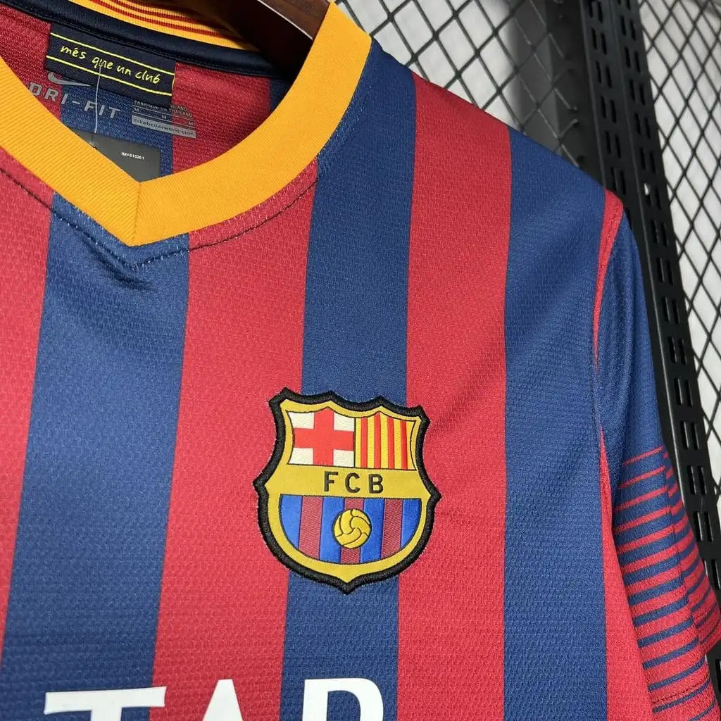 Barcelona Home 13/14 football jersey match style design