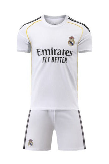 Real Madrid Home 25/26 full set football kit official design
