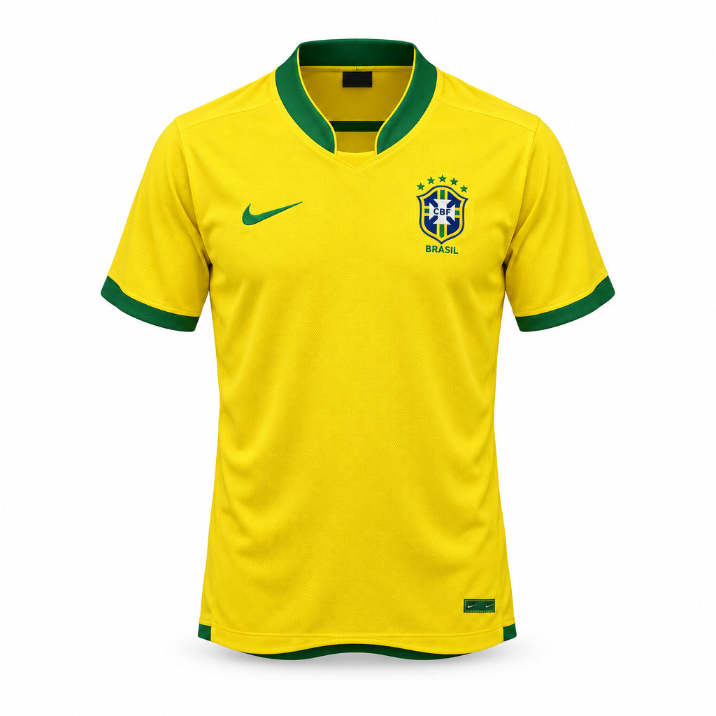 Brazil Home 06/07 retro football jersey classic design