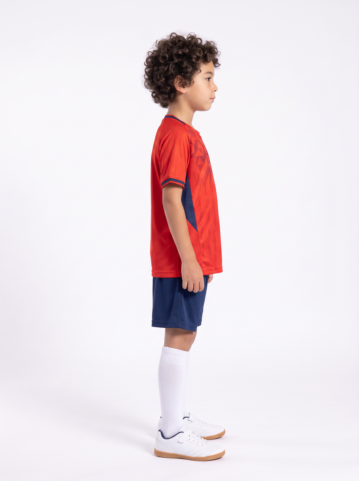Red Football Kids Kit (T-Shirt + Shorts)