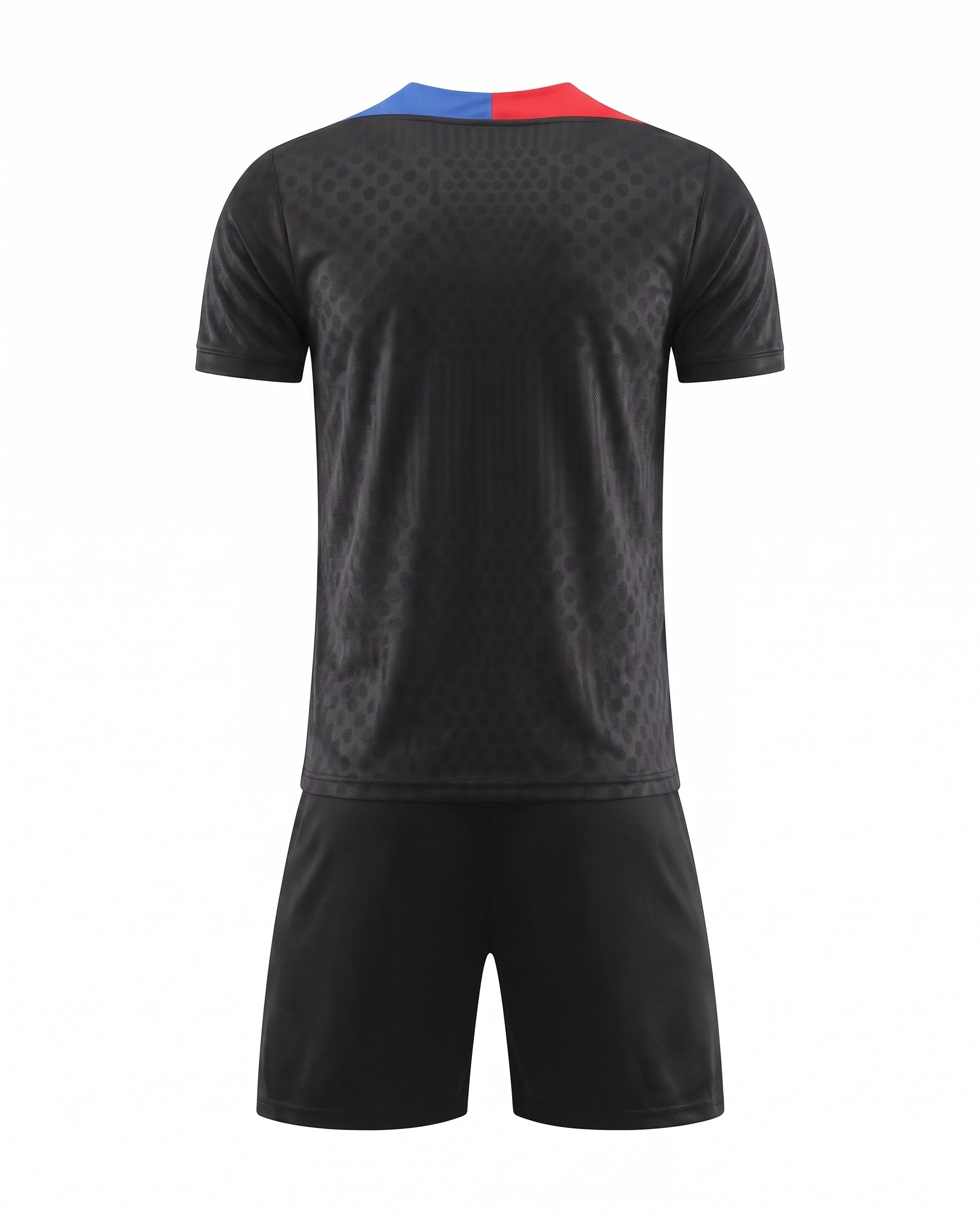 Black, Red & Blue Adult Full Set (T-Shirt + Shorts)
