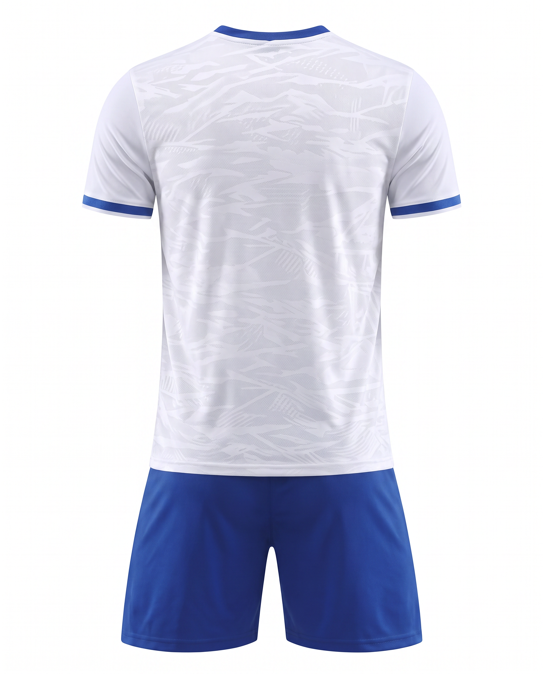 White & Blue Adult Full Set (T-Shirt + Shorts)
