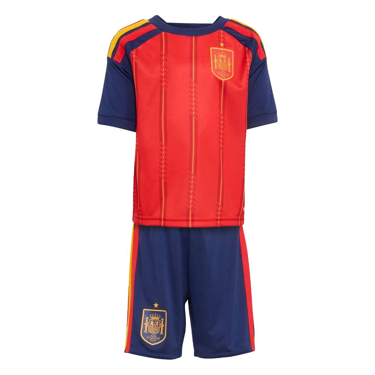 Spain kids jersey and shorts 25/26 for young football fans