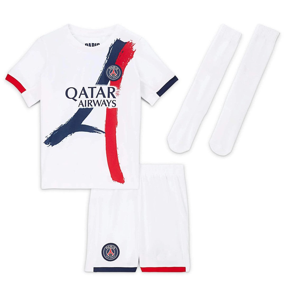 PSG Away 25/26 kids kit football outfit official design