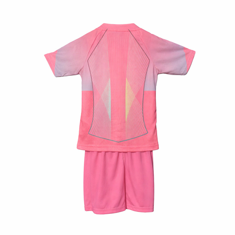 Barcelona Pink 25/26 kids kit jersey and shorts premium quality