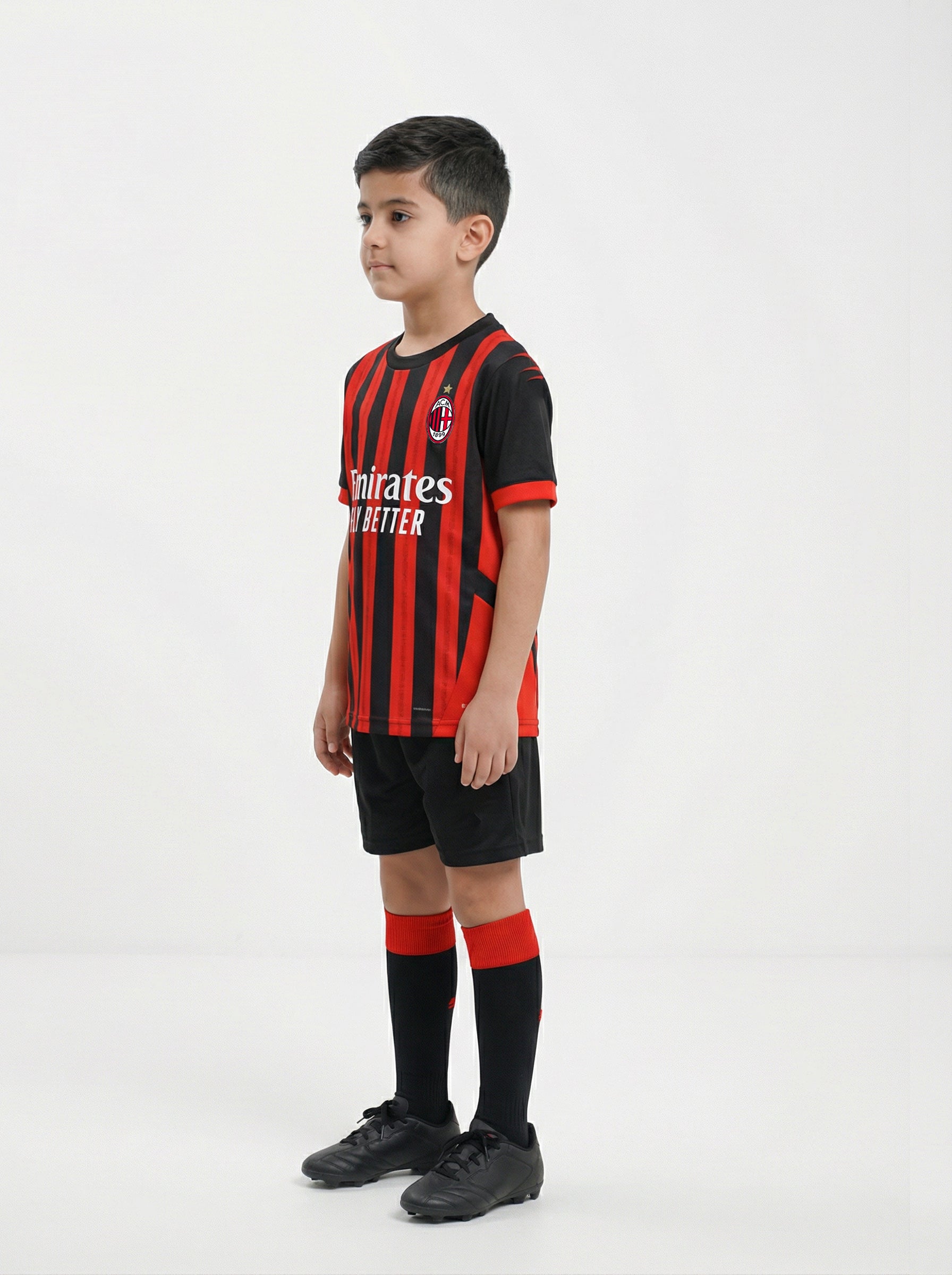 Ac Milan Home 06/07 For Kids With Socks