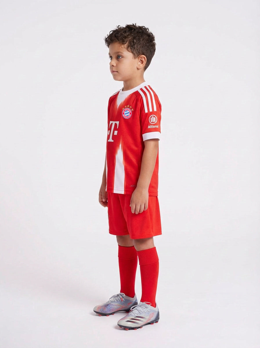 Bayern Munich Home 25/26 kids breathable fabric detail