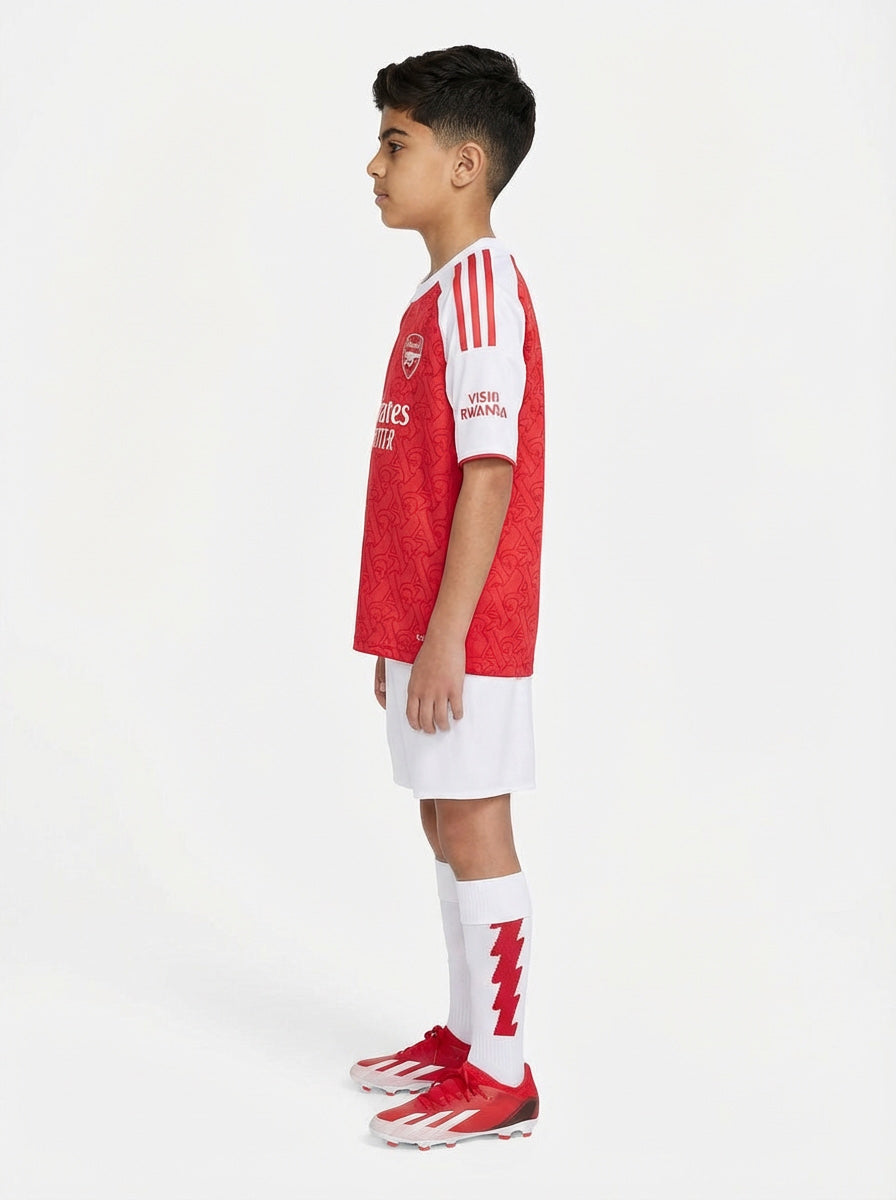 Arsenal Home 25/26 kids complete football outfit