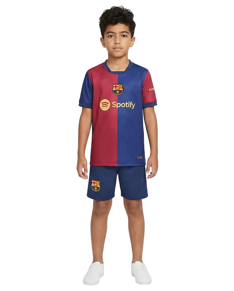 Barcelona Home 24/25 Kids Kit with Socks