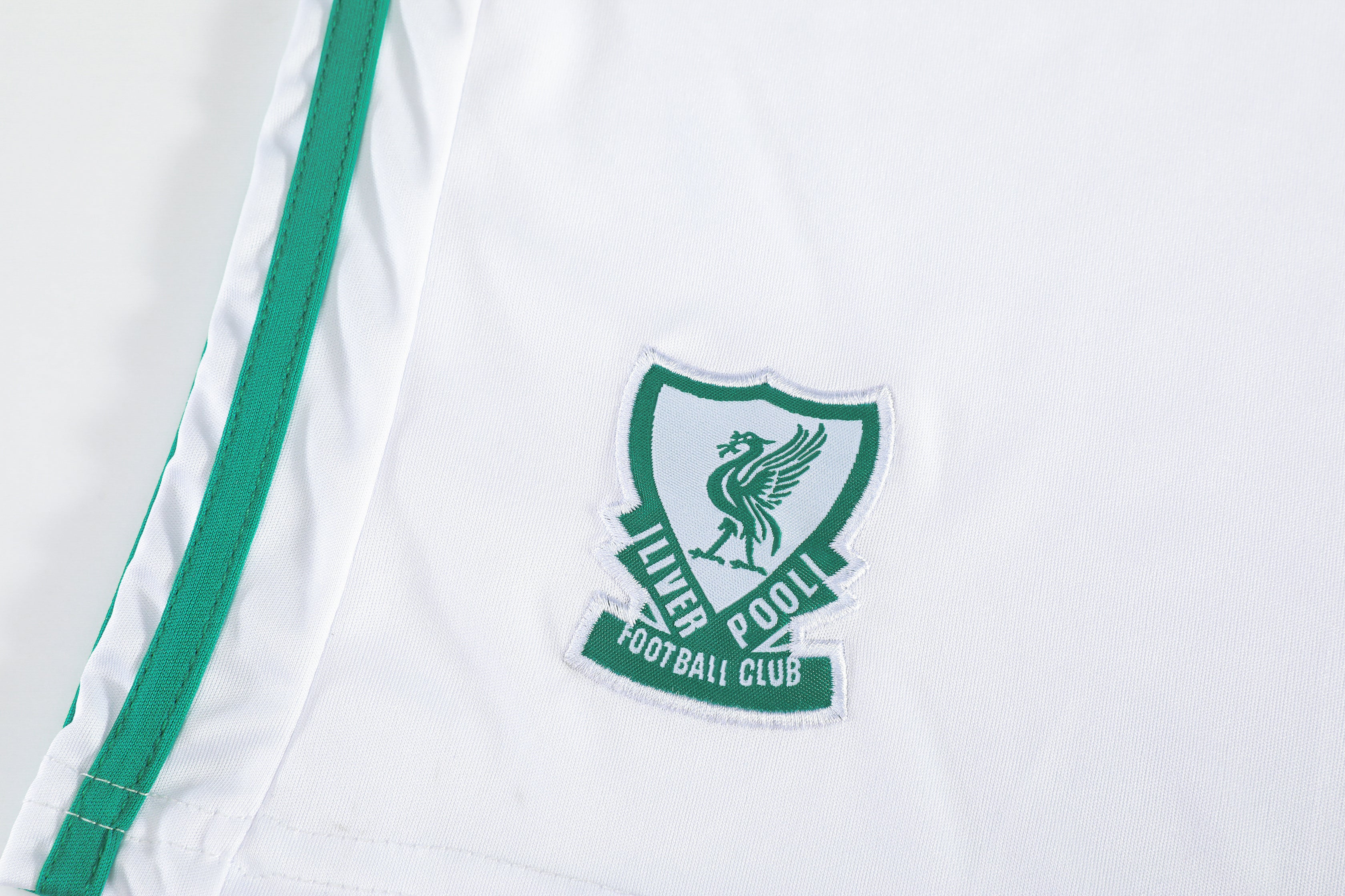 Liverpool Third 25/26 full set worn by model