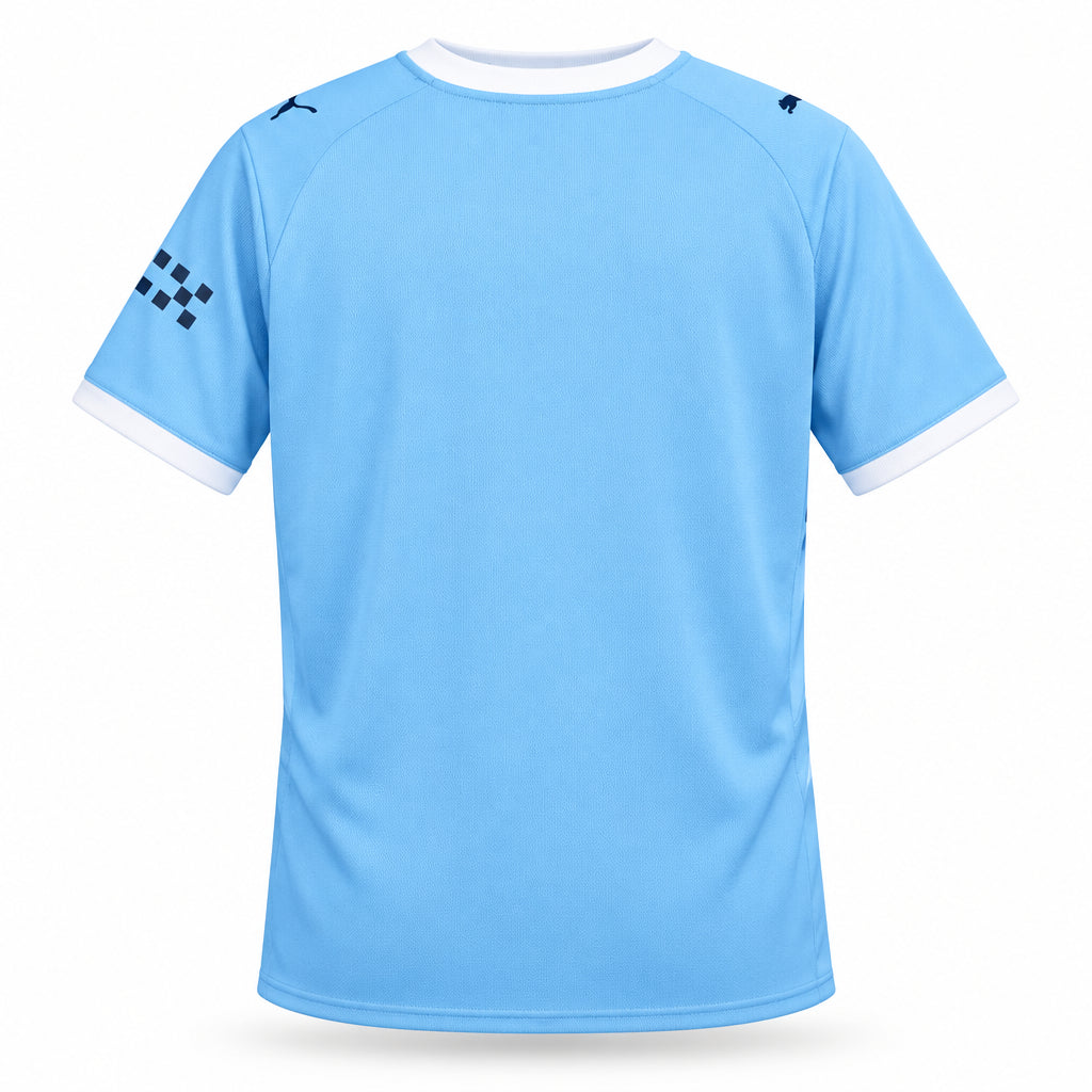 Man City Home Fan Edition 25/26 breathable polyester detail