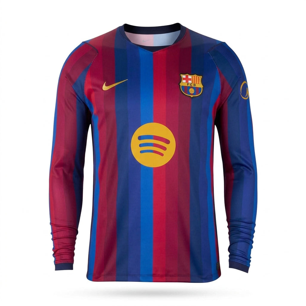 Barcelona Home 26/27 Long Sleeve Jersey