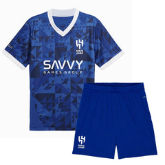 Al Hilal Home 24/25 Kids Kit with Socks Without Logo